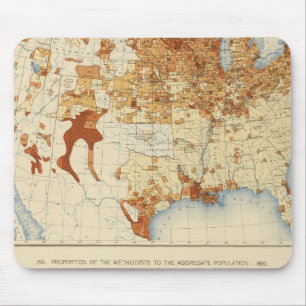 Mousepad 36 Católicos Romanos, Metodistas 1890