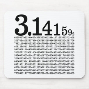 Mousepad 3,1415926 Pi