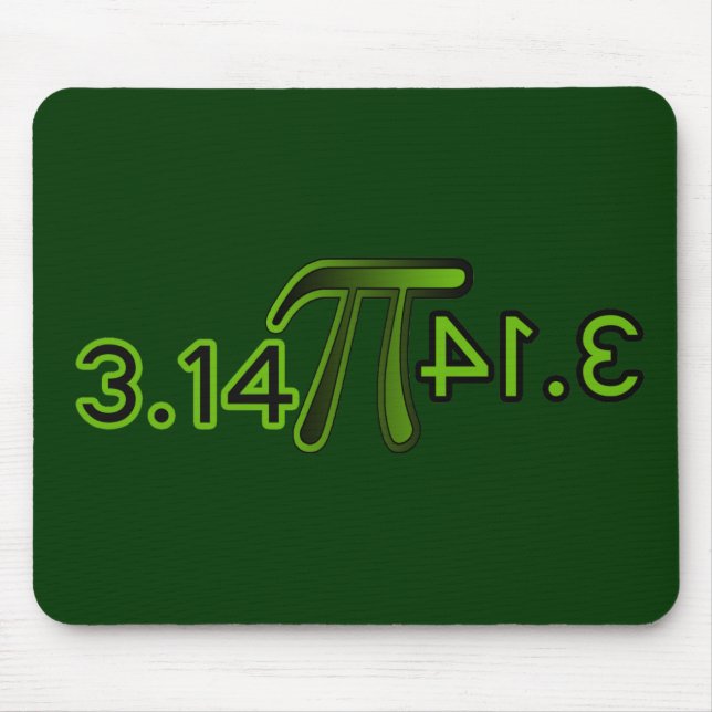 Mousepad 3.14 Feixe De Ortografia Para Trás (Frente)