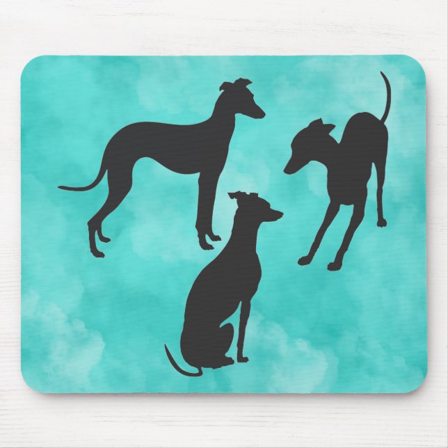Mousepad 3 galgos italianos (Frente)