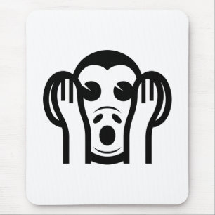 Mousepad 3 Macacos Sábios Kikazaru 聞 か ざ る Ouvem N