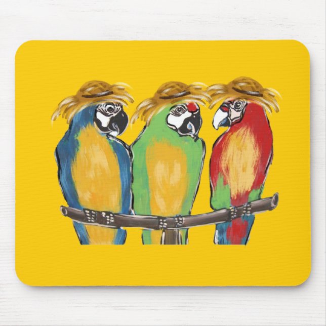 Mousepad 3 Papagaios (Frente)
