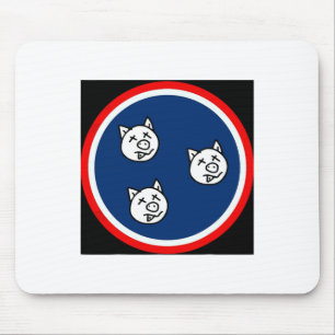 Mousepad 3 Pequenos Porcos Engraçados Churrasco