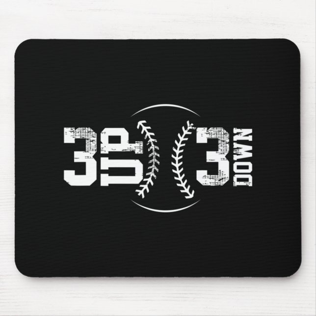 Mousepad 3 UP 3 Baixo Baseball (Frente)