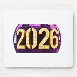 Mousepad 3D Number Design for New Year 2026