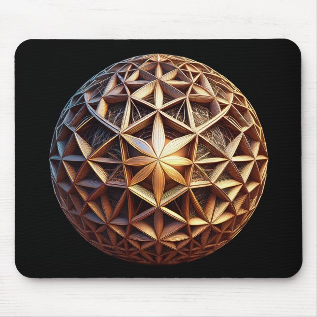 Mousepad 3D Sierpinski Gasket Fractal (Frente)