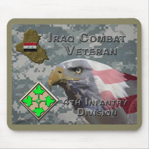 Mousepad 4ª Infantaria Div Iraque Combate Veteran