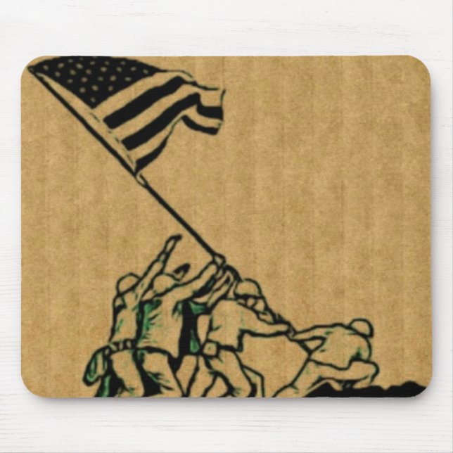 Mousepad 4º de julho Onu Pad De Mouse Da América Deus abenç (Frente)