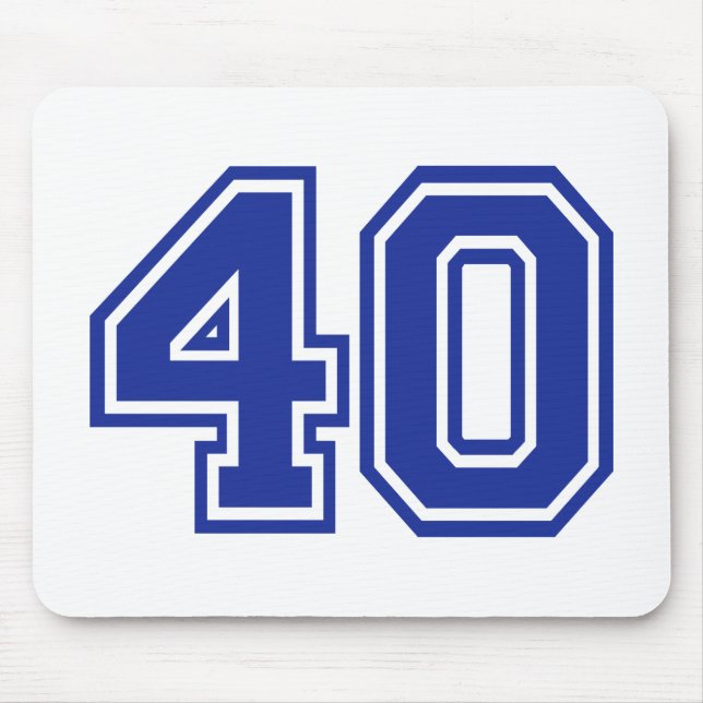 Mousepad 40 - quarenta (Frente)