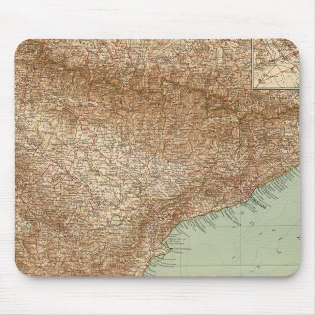 Mousepad 4142 Espanha, Portugal, Leste (Frente)