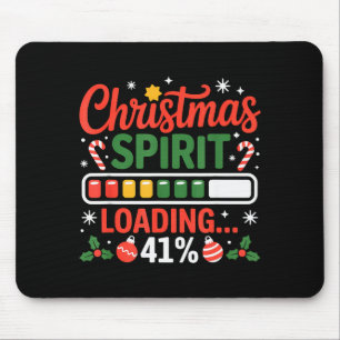 Mousepad 41 Meme Espírito de Natal Carregando 41% Quatro Um