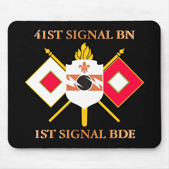 MOUSEPAD 41 SINAL DA RUA BATTALION 1RUA SINAL BRIGADE (Frente)