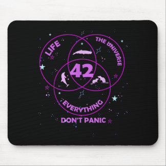 Mousepad 42 Resposta à Vida Universo Tudo
