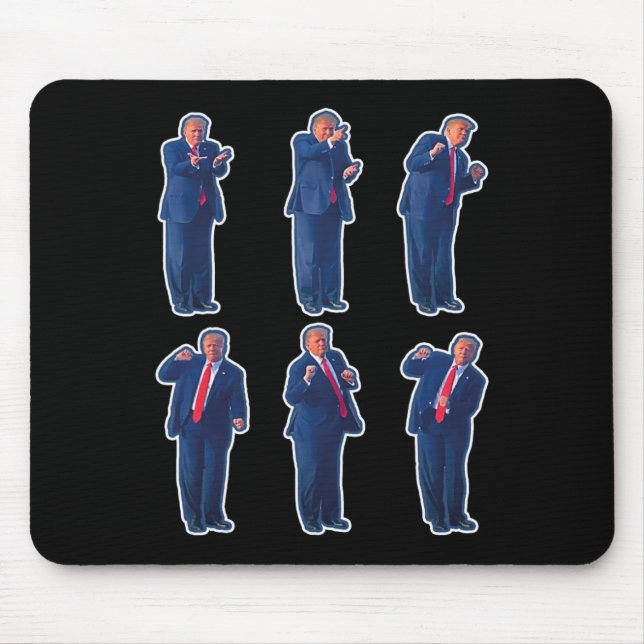 Mousepad 45 Dance Donald Trump 47º Presidente Trump 1 (Frente)