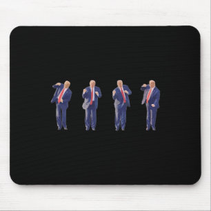 Mousepad 45 Presidente Dançarino Donald J Trump 2024 Nunca