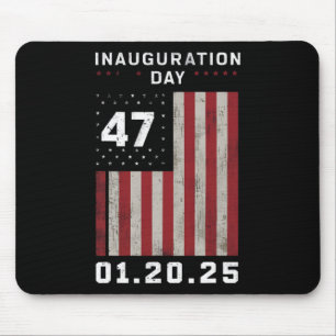 Mousepad 47.º Presidente Donald Trump Inauguração 2025 Trum