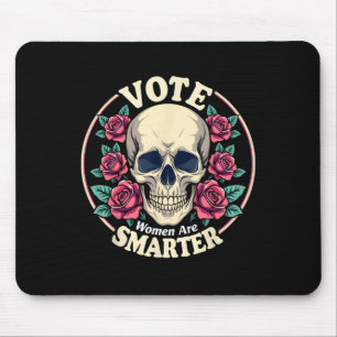 Mousepad 47 Mulheres Votadas Feministas São Crânio Vintage