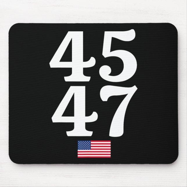 Mousepad 47 Trump 2024 Bandeira Americana (Frente)