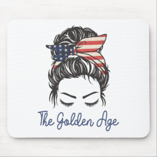Mousepad 47 Trump Idade Dourada Inauguração EUA América Pat