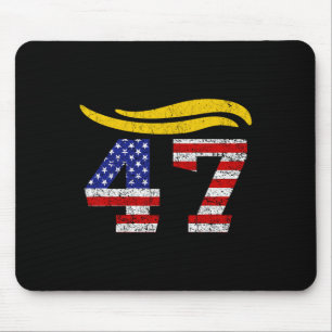 Mousepad 47 Vintagem de Cabelo de Trump