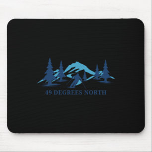 Mousepad 49 Graus North Washington Ski Resort Skiing Skie