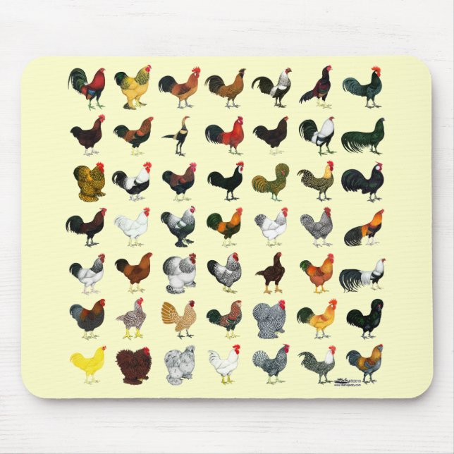 Mousepad 49 Roosters (Frente)