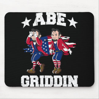 Mousepad 4 De Julho Abraham Lincoln Griddy Abe Griddin 