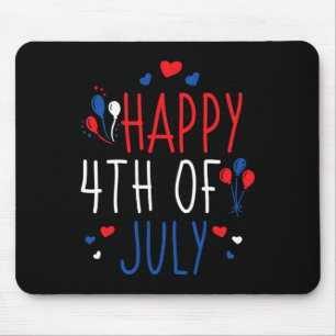 Mousepad 4 De Julho Feliz 4 De Julho Bandeira Americana