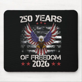 Mousepad 4 de Julho Patriótico 250º Aniversário 250 Anos