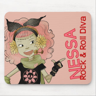 Mousepad 4 monstro pequenos - Nessa