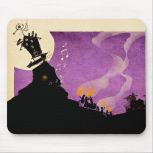 Mousepad 4 monstro pequenos - noite do Dia das Bruxas