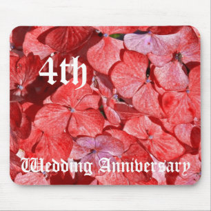Mousepad 4o aniversário de casamento - Hydranga