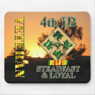 Mousepad 4o Veterano de Vietnam da divisão de infantaria
