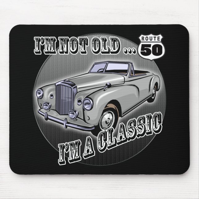 Mousepad 50th Presentes de aniversário (Frente)