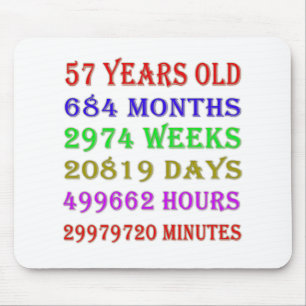 Mousepad 57º aniversário