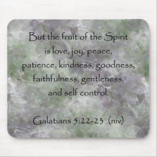 Mousepad 5:22 de Galatians - fruta de 23 ~ do espírito