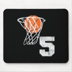 Mousepad 5 Birthday Basbol De Cinco Meninos De Cinco Anos