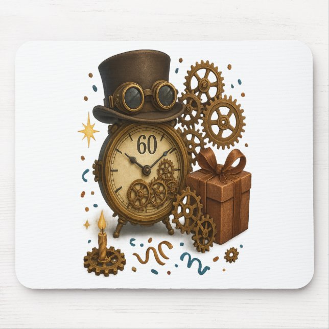 Mousepad 60 & Eterno - Celebração Steampunk (Frente)