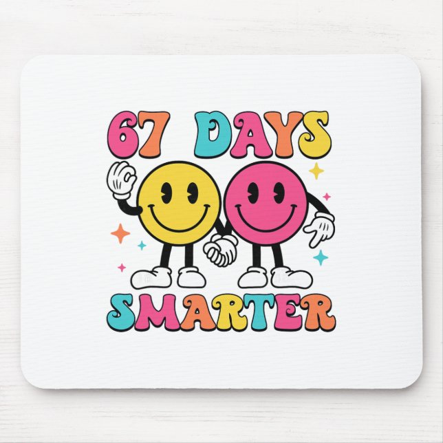Mousepad 67º Dia De Escola 67 Dias Mais Inteligente Profess (Frente)