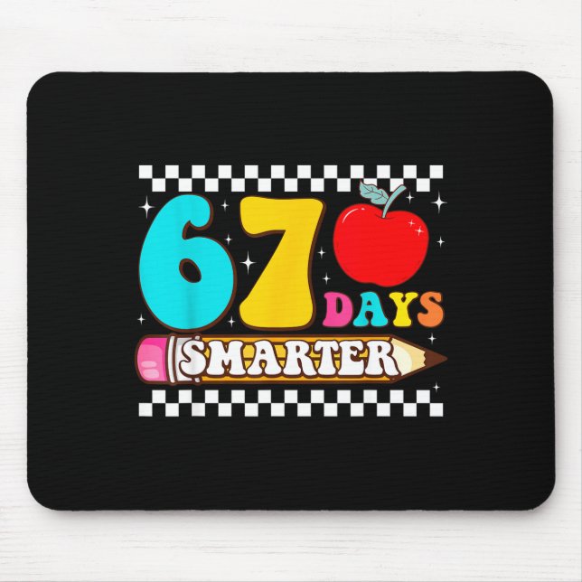 Mousepad 67º Dia De Escola 67 Dias Mais Inteligente Profess (Frente)