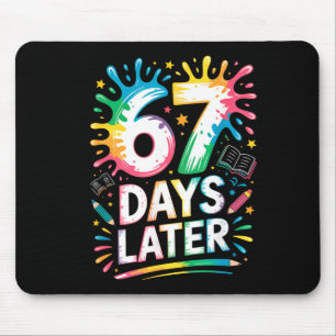 Mousepad 67º Dia De Escola 67 Meme Professor Aluno 67 Dias
