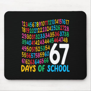 Mousepad 67º Dia De Escola 67 Números De Matemática Profess