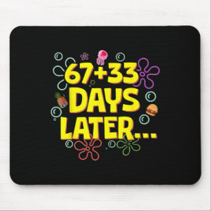 Mousepad 67 + 33 Dia De Escola Depois Seis Sete Meme Engraç