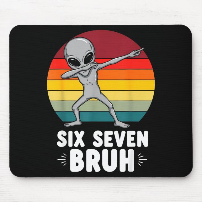 Mousepad 67 Animals Funny 67 Brainrot Youth Kids Alien 67  (Frente)