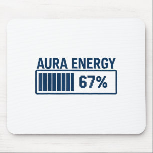 Mousepad 67 Aura Em Seis Sete Meme Divertido Gíria Gen Alph