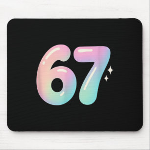 Mousepad 67 Aura Energy Alpha Gíria Meme da Internet