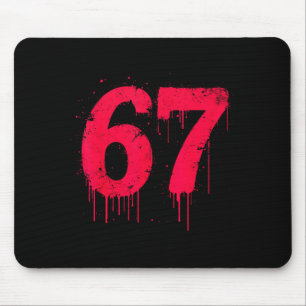 Mousepad 67 Camisa, 67 Meme Seis Sete Homens Adolescentes C