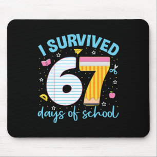 Mousepad 67 Camisa Professor Crianças 6 7 Meme Eu Sobrevivi