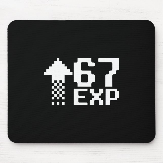 Mousepad 67 Crianças de Jogos Drip Meme Engraçado Seis Sete (Frente)