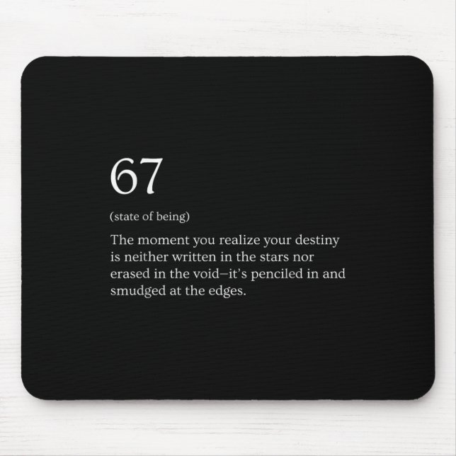 Mousepad 67 Definição Meme _1  (Frente)